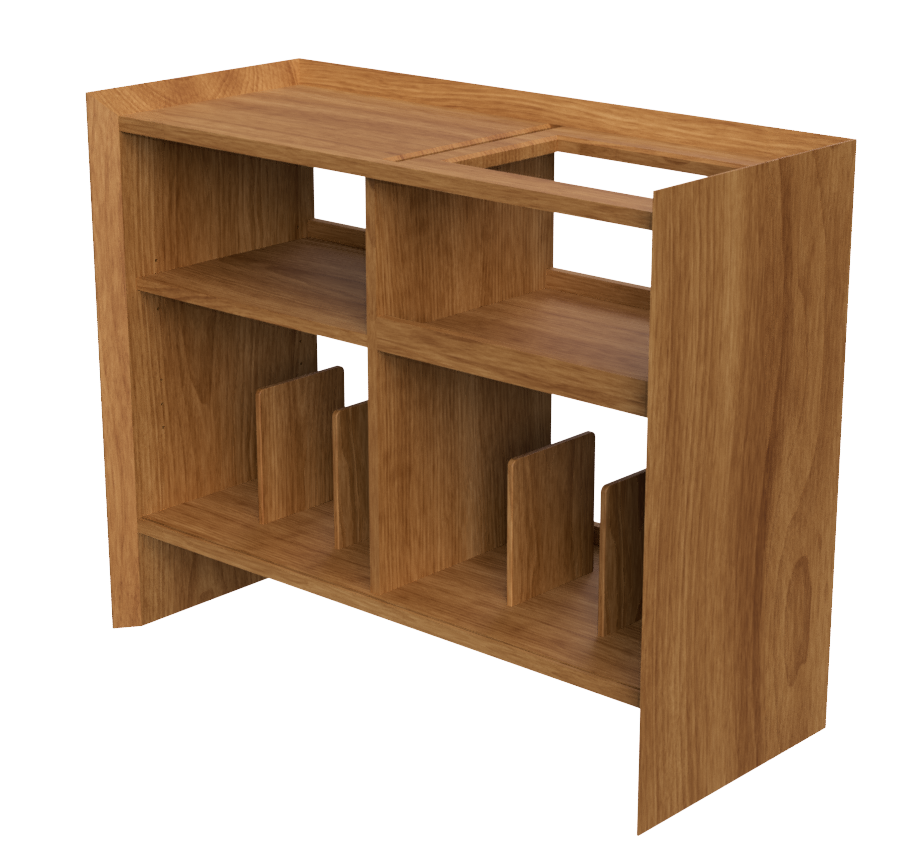 Castle 1000 Record Cabinet